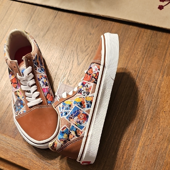 Vans Kids Brown Multi-Color High-Tops - Picture 4 of 8